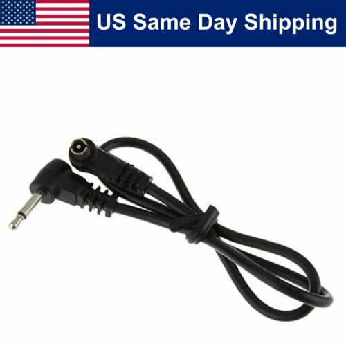 3.5mm Plug To Male Flash Pc Sync Cord Cable 12" 12 Inch For Studio Photography